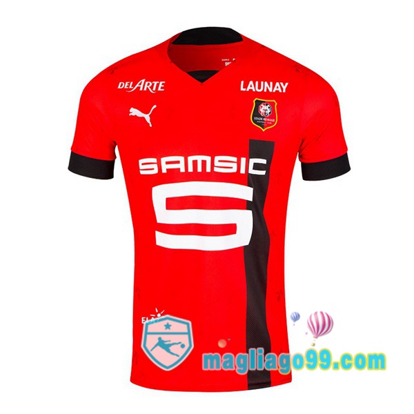 Magliago - Passione Maglie Thai Affidabili Basso Costo Online Shop | Maglia Calcio Stade de Reims Prima Rosso 2022/2023