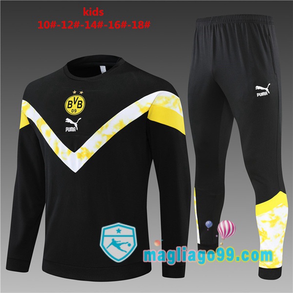 Magliago - Passione Maglie Thai Affidabili Basso Costo Online Shop | Tuta da Allenamento Dortmund BVB Bambino Nero 2022/2023