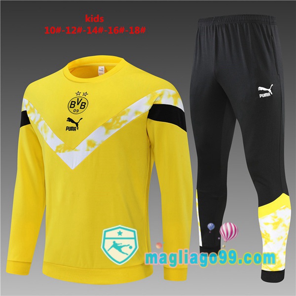 Magliago - Passione Maglie Thai Affidabili Basso Costo Online Shop | Tuta da Allenamento Dortmund BVB Bambino Giallo 2022/2023