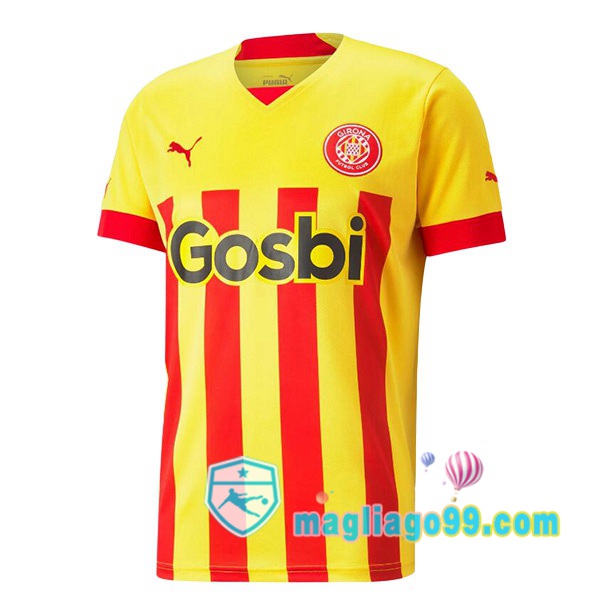 Magliago - Passione Maglie Thai Affidabili Basso Costo Online Shop | Maglia Calcio FC Girona Seconda Giallo 2022/2023