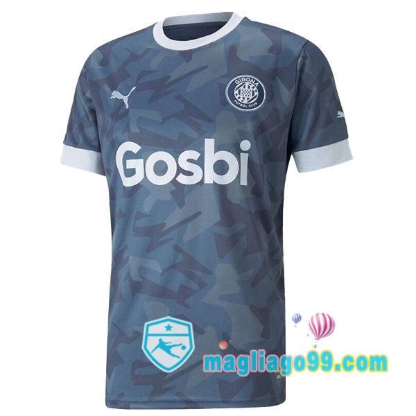 Magliago - Passione Maglie Thai Affidabili Basso Costo Online Shop | Maglia Calcio FC Girona Terza Blu Grigio 2022/2023