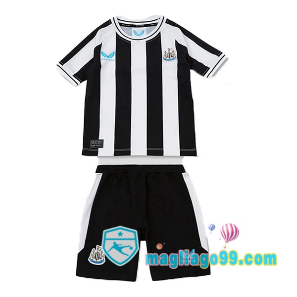 Magliago - Passione Maglie Thai Affidabili Basso Costo Online Shop | Maglia Calcio Newcastle United Bambino Prima Nero Bianco 2022/2023