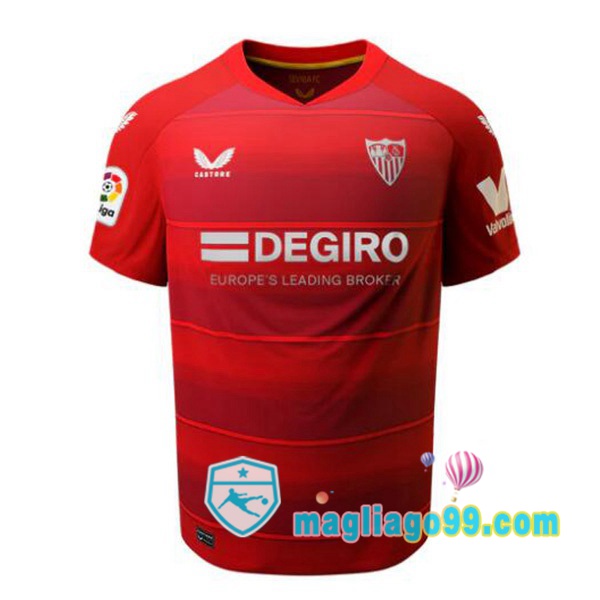 Magliago - Passione Maglie Thai Affidabili Basso Costo Online Shop | Maglia Calcio Sevilla FC Seconda Rosso 2022/2023