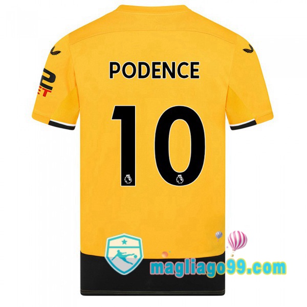 Magliago - Passione Maglie Thai Affidabili Basso Costo Online Shop | Maglia Calcio Wolves (PODENCE 10) Prima Giallo 2022/2023