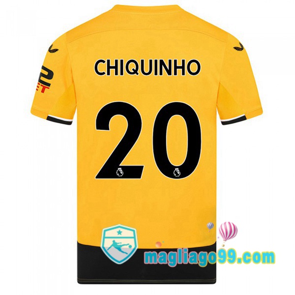 Magliago - Passione Maglie Thai Affidabili Basso Costo Online Shop | Maglia Calcio Wolves (CHIQUINHO 20) Prima Giallo 2022/2023