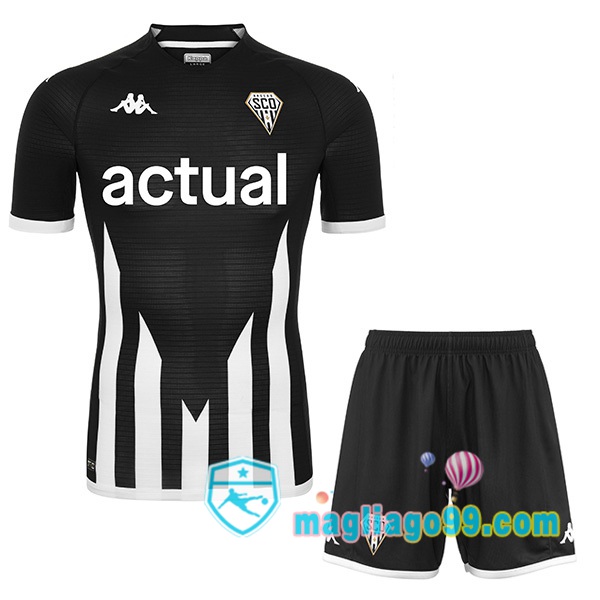 Magliago - Passione Maglie Thai Affidabili Basso Costo Online Shop | Maglia Calcio Angers SCO Bambino Prima Nero 2022/2023