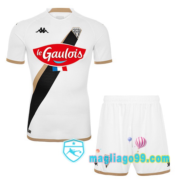 Magliago - Passione Maglie Thai Affidabili Basso Costo Online Shop | Maglia Calcio Angers SCO Bambino Seconda Bianco 2022/2023
