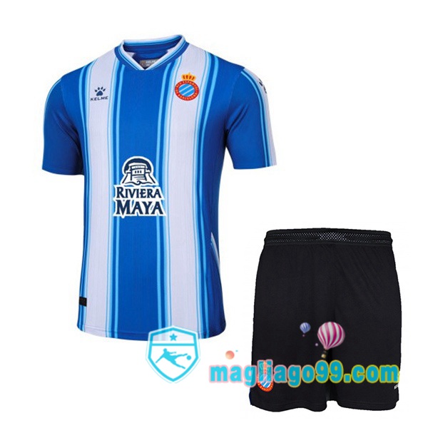 Magliago - Passione Maglie Thai Affidabili Basso Costo Online Shop | Maglia Calcio FC RCD Espanyol Bambino Prima Blu 2022/2023