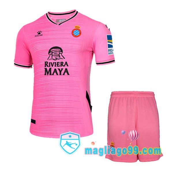 Magliago - Passione Maglie Thai Affidabili Basso Costo Online Shop | Maglia Calcio FC RCD Espanyol Bambino Seconda Rosa 2022/2023