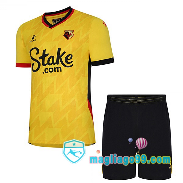 Magliago - Passione Maglie Thai Affidabili Basso Costo Online Shop | Maglia Calcio Watford FC Bambino Prima Giallo 2022/2023