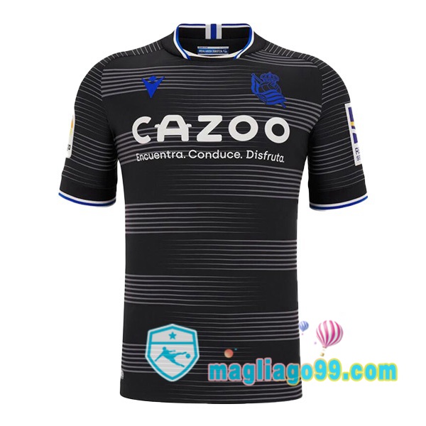 Magliago - Passione Maglie Thai Affidabili Basso Costo Online Shop | Maglia Calcio Real Sociedad Seconda Nero 2022/2023