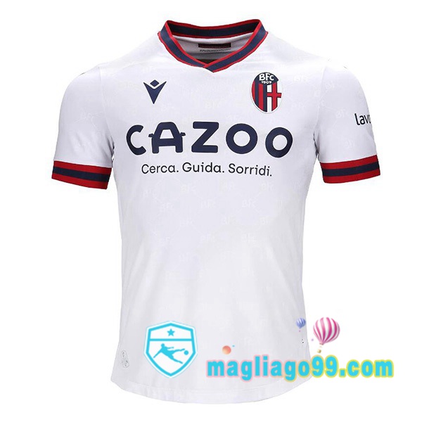 Magliago - Passione Maglie Thai Affidabili Basso Costo Online Shop | Maglia Calcio Bologna Seconda Bianco 2022/2023