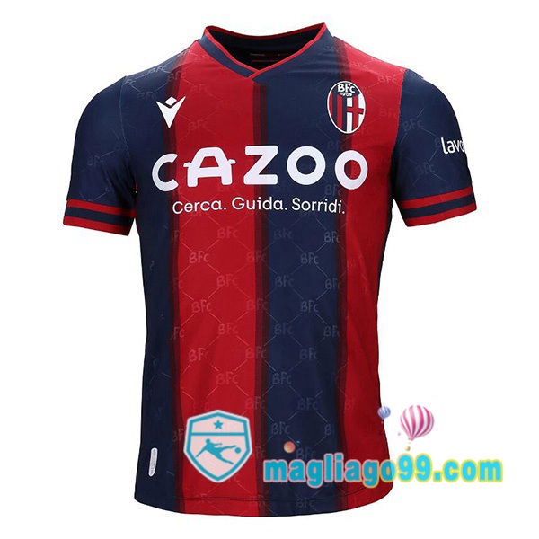 Magliago - Passione Maglie Thai Affidabili Basso Costo Online Shop | Maglia Calcio Bologna Prima Rosso Blu 2022/2023
