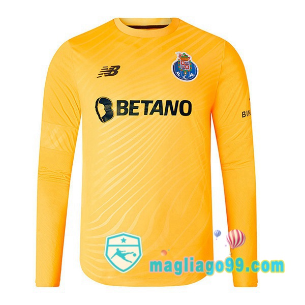 Magliago - Passione Maglie Thai Affidabili Basso Costo Online Shop | Maglia Calcio FC Porto Portiere Maniche Lunghe Giallo 2022/2023