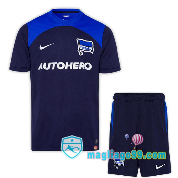 Magliago - Passione Maglie Thai Affidabili Basso Costo Online Shop | Maglia Calcio Hertha BSC Bambino Seconda Blu 2022/2023