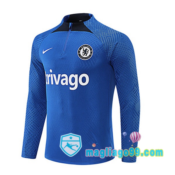Magliago - Passione Maglie Thai Affidabili Basso Costo Online Shop | Felpe Allenamento FC Chelsea Blu 2022/2023