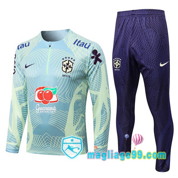 Magliago - Passione Maglie Thai Affidabili Basso Costo Online Shop | Tuta da Allenamento Brasile Verde 2022/2023