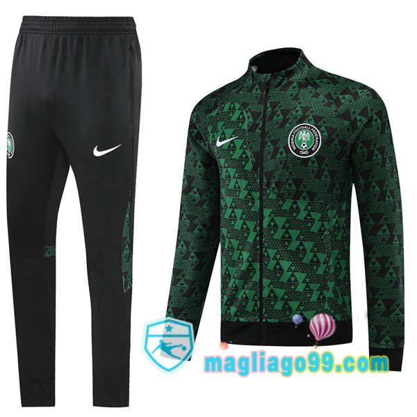 Magliago - Passione Maglie Thai Affidabili Basso Costo Online Shop | Giacca Da Allenamento Nigeria Verde 2022/2023