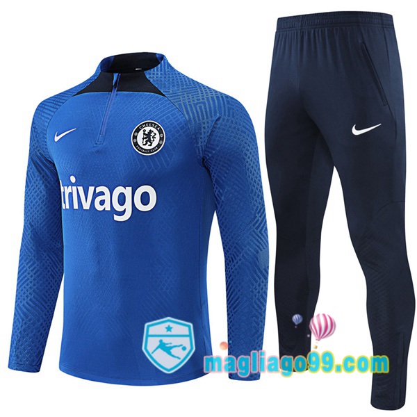 Magliago - Passione Maglie Thai Affidabili Basso Costo Online Shop | Tuta da Allenamento FC Chelsea Blu 2022/2023