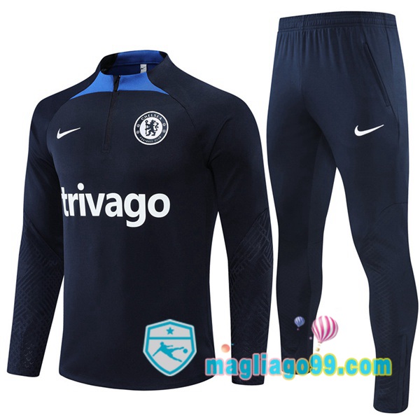 Magliago - Passione Maglie Thai Affidabili Basso Costo Online Shop | Tuta da Allenamento FC Chelsea Blu Royal 2022/2023