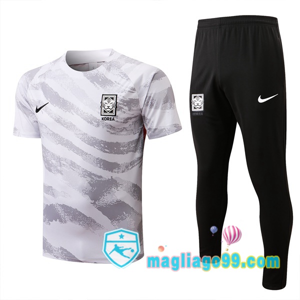Magliago - Passione Maglie Thai Affidabili Basso Costo Online Shop | Tuta Maglie Allenamento Corea + Pantaloni Bianco 2022/2023
