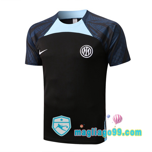 Magliago - Passione Maglie Thai Affidabili Basso Costo Online Shop | Tuta Maglie Allenamento Inter Milan Nero 2022/2023