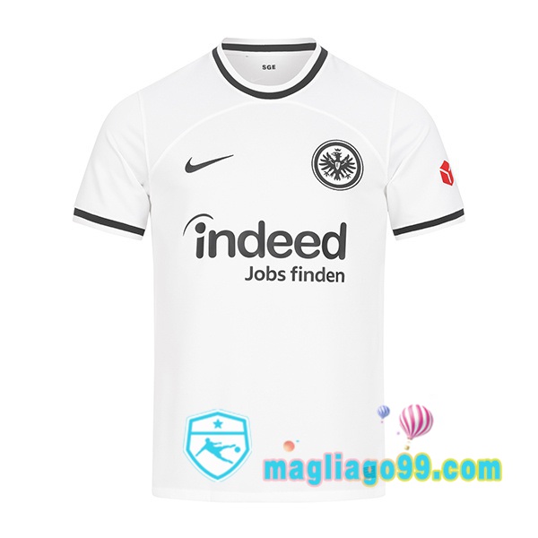 Magliago - Passione Maglie Thai Affidabili Basso Costo Online Shop | Maglia Calcio Eintracht Frankfurt Prima Bianco 2022/2023