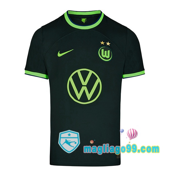 Magliago - Passione Maglie Thai Affidabili Basso Costo Online Shop | Maglia Calcio Vfl Wolfsburg Seconda Nero 2022/2023