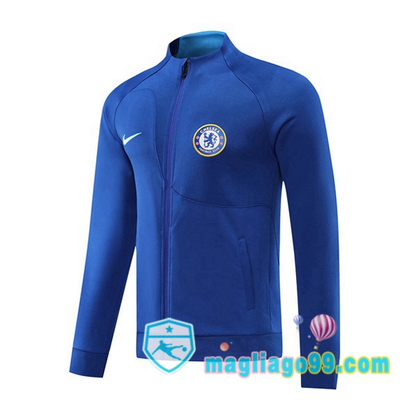 Magliago - Passione Maglie Thai Affidabili Basso Costo Online Shop | Giacca Calcio FC Chelsea Blu 2022/2023