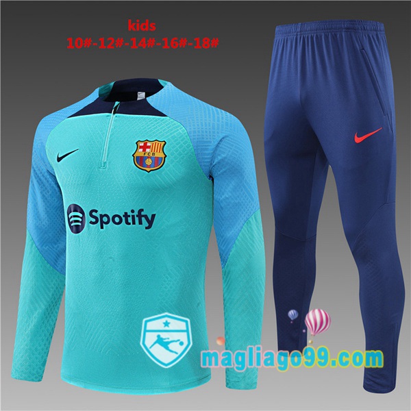 Magliago - Passione Maglie Thai Affidabili Basso Costo Online Shop | Tuta da Allenamento FC Barcellona Bambino Blu 2022/2023