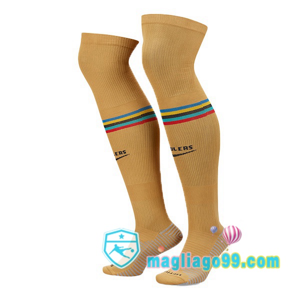 Magliago - Passione Maglie Thai Affidabili Basso Costo Online Shop | Calzettoni Da Calcio FC Barcellona Seconda Giallo 2022/2023