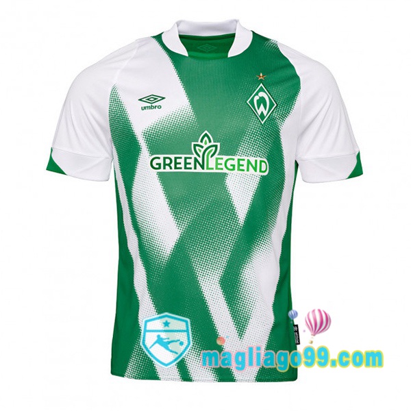 Magliago - Passione Maglie Thai Affidabili Basso Costo Online Shop | Maglia Calcio SV Werder Bremen Prima Verde Bianco 2022/2023