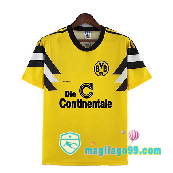 Magliago - Passione Maglie Thai Affidabili Basso Costo Online Shop | Maglia Storica Dortmund BVB Retro Prima Giallo 1989