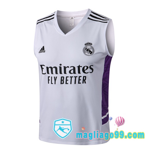 Magliago - Passione Maglie Thai Affidabili Basso Costo Online Shop | Gilet Calcio Real Madrid Bianco 2022/2023