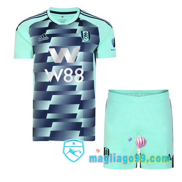 Magliago - Passione Maglie Thai Affidabili Basso Costo Online Shop | Maglia Fulham FC Bambino Seconda Ciano 2022/2023