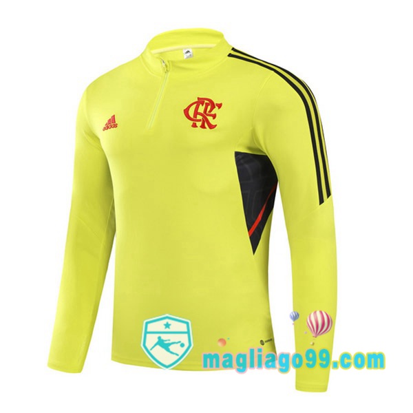 Magliago - Passione Maglie Thai Affidabili Basso Costo Online Shop | Felpe Allenamento Flamengo Giallo 2022/2023