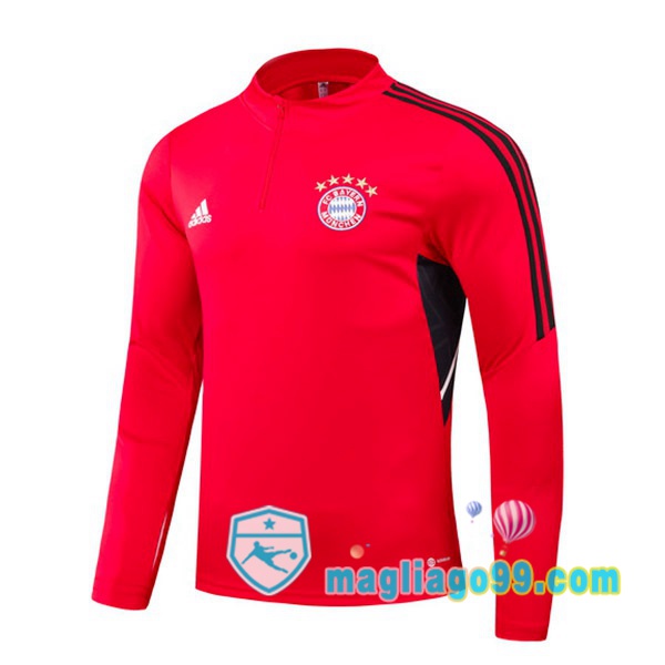 Magliago - Passione Maglie Thai Affidabili Basso Costo Online Shop | Felpe Allenamento Bayern Monaco Rosso 2022/2023