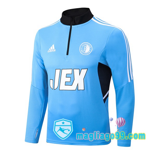 Magliago - Passione Maglie Thai Affidabili Basso Costo Online Shop | Felpe Allenamento Feyenoord Blu 2022/2023
