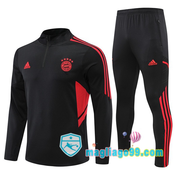 Magliago - Passione Maglie Thai Affidabili Basso Costo Online Shop | Tuta da Allenamento Bayern Monaco Nero 2022/2023