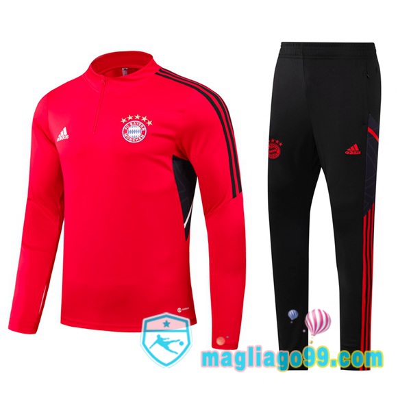 Magliago - Passione Maglie Thai Affidabili Basso Costo Online Shop | Tuta da Allenamento Bayern Monaco Rosso 2022/2023