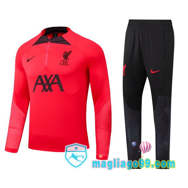 Magliago - Passione Maglie Thai Affidabili Basso Costo Online Shop | Tuta da Allenamento FC Liverpool Rosso 2022/2023