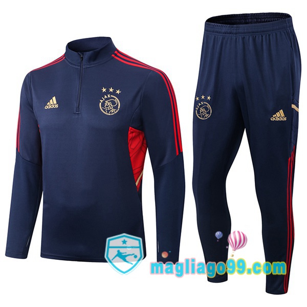 Magliago - Passione Maglie Thai Affidabili Basso Costo Online Shop | Tuta da Allenamento AFC Ajax Blu 2022/2023