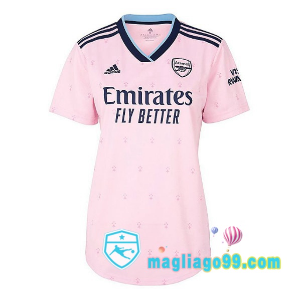 Magliago - Passione Maglie Thai Affidabili Basso Costo Online Shop | Maglia Arsenal Donna Terza Rosa 2022/2023