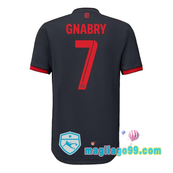 Magliago - Passione Maglie Thai Affidabili Basso Costo Online Shop | Maglia Bayern Monaco (Gnabry 7) Terza Nero 2022/2023