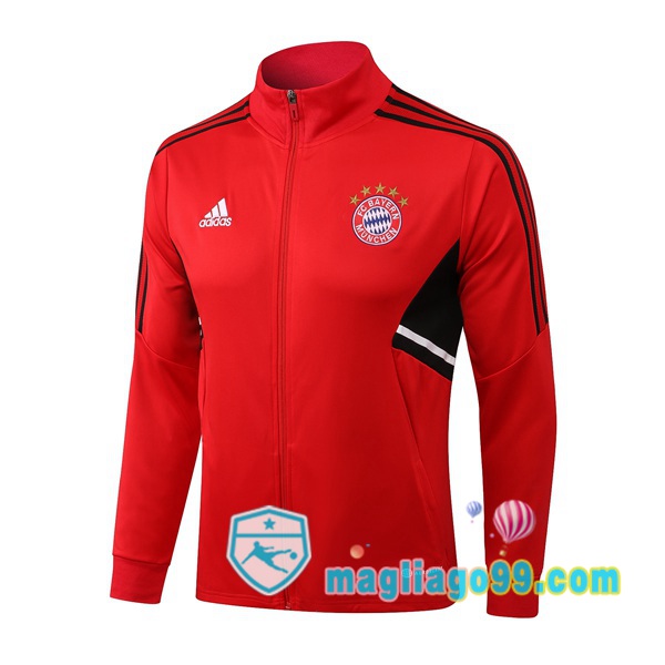 Magliago - Passione Maglie Thai Affidabili Basso Costo Online Shop | Giacca Da Allenamento Bayern Monaco Rosso 2022/2023