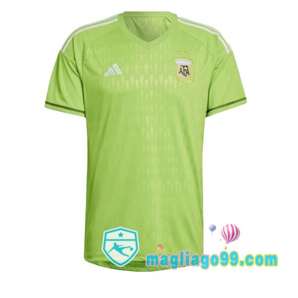 Magliago - Passione Maglie Thai Affidabili Basso Costo Online Shop | Nazionale Maglia Calcio Argentina Portiere Verde Coppa del Mondo 2022
