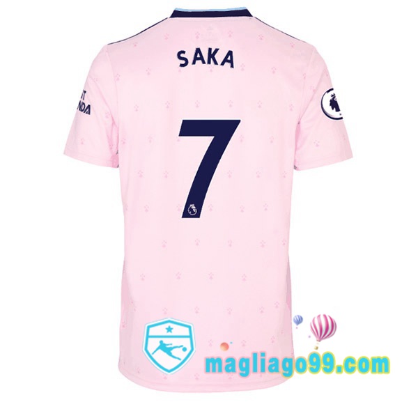 Magliago - Passione Maglie Thai Affidabili Basso Costo Online Shop | Maglia Arsenal (SAKA 7) Seconda Rosa 2022/2023