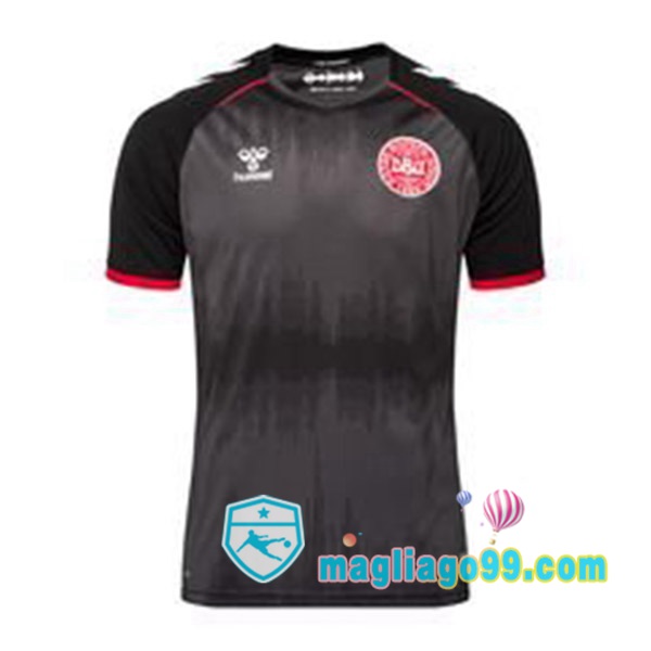 Magliago - Passione Maglie Thai Affidabili Basso Costo Online Shop | Nazionale Maglia Calcio Danimarca Portiere Nero 2022/2023