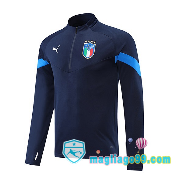 Magliago - Passione Maglie Thai Affidabili Basso Costo Online Shop | Felpe Allenamento Italia Blu 2022/2023