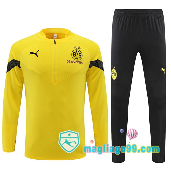 Magliago - Passione Maglie Thai Affidabili Basso Costo Online Shop | Tuta da Allenamento Dortmund BVB Giallo 2022/2023